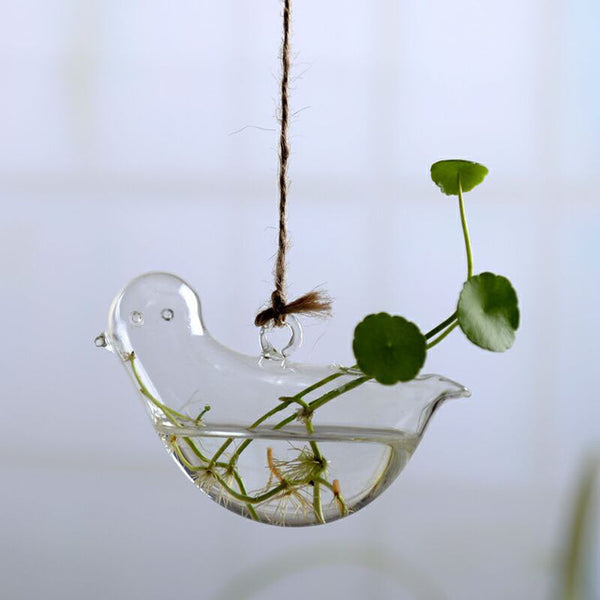 HANGING GLASS VASE