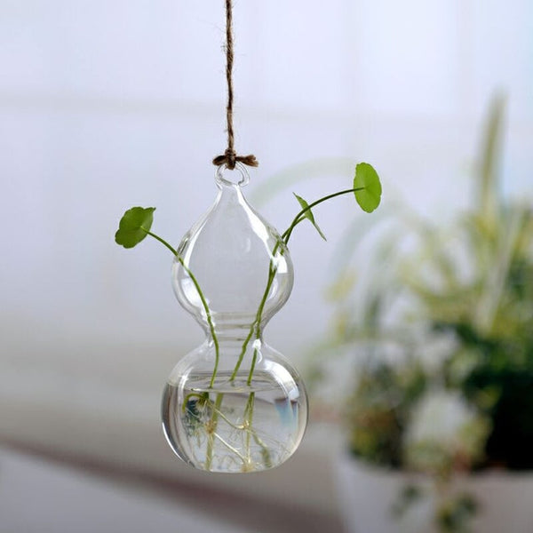 HANGING GLASS VASE