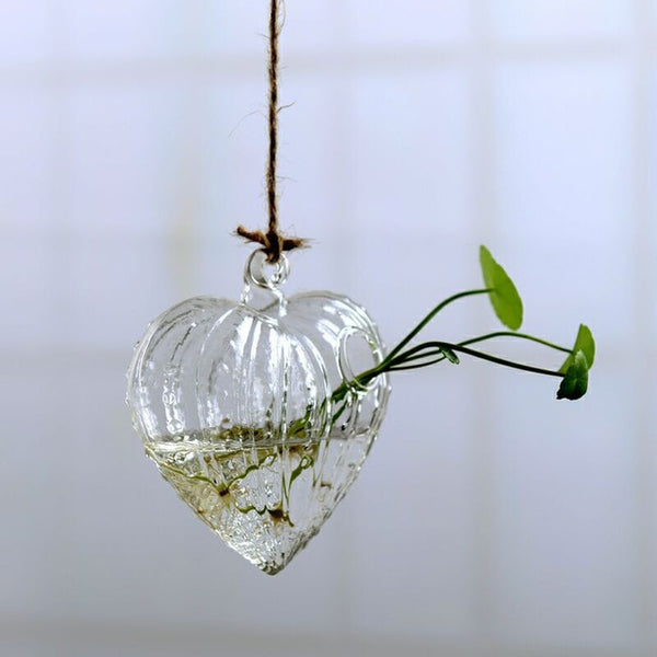 HANGING GLASS VASE