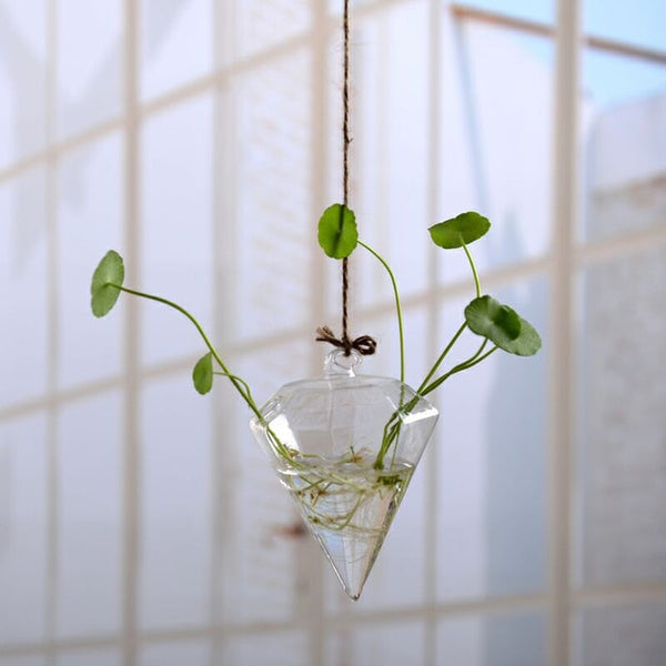 HANGING GLASS VASE