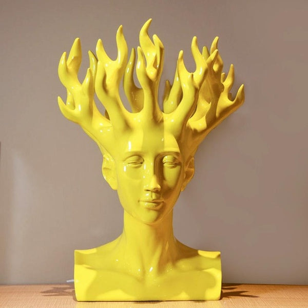 CREATIVE HUMAN HEAD VASE