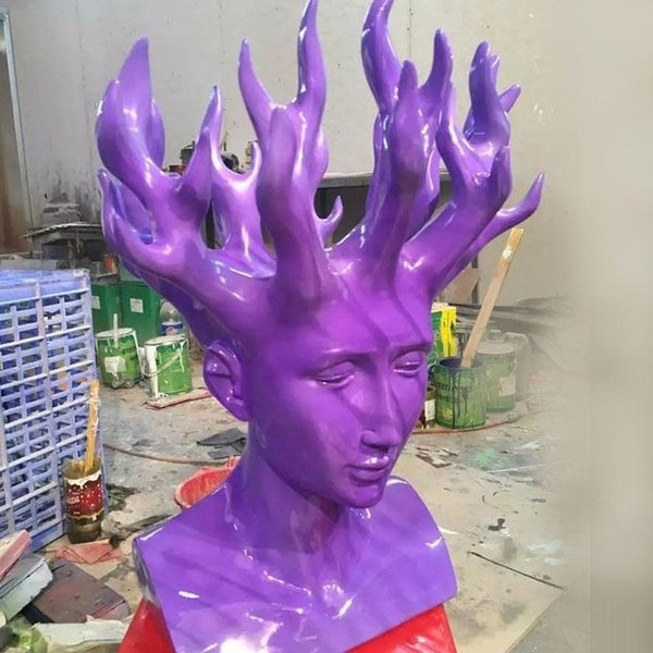 CREATIVE HUMAN HEAD VASE