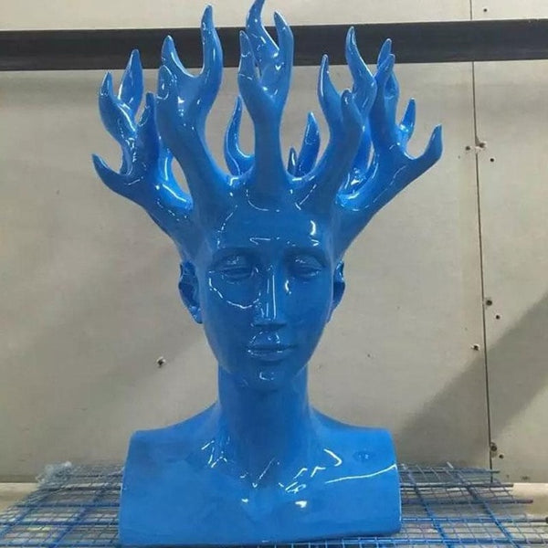 CREATIVE HUMAN HEAD VASE