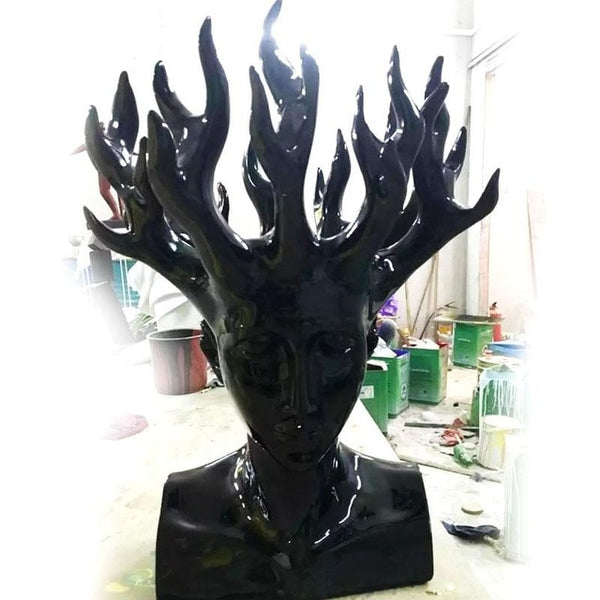 CREATIVE HUMAN HEAD VASE