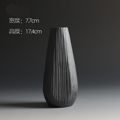 MEDITERRANEAN BLACK VASE