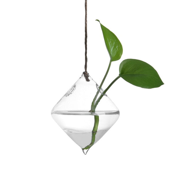 HANGING GLASS VASE