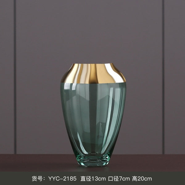 EUROPEAN GLASS VASE