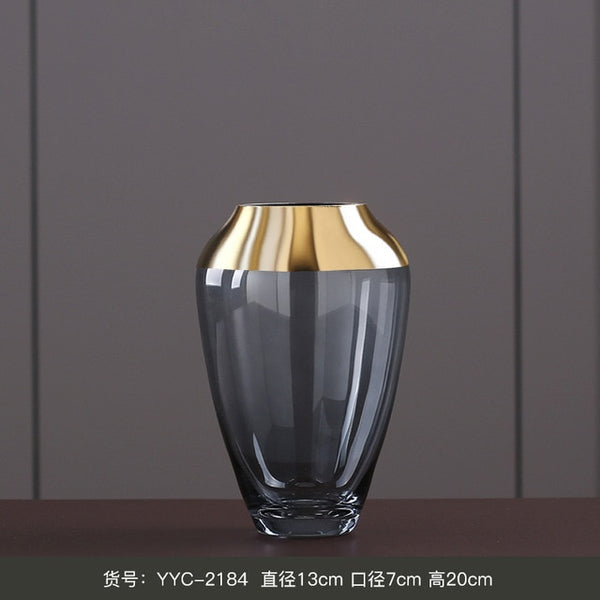 EUROPEAN GLASS VASE