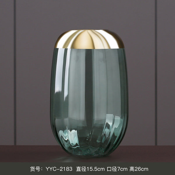 EUROPEAN GLASS VASE