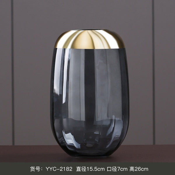 EUROPEAN GLASS VASE