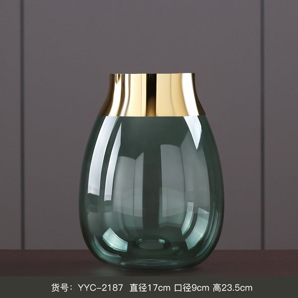 EUROPEAN GLASS VASE