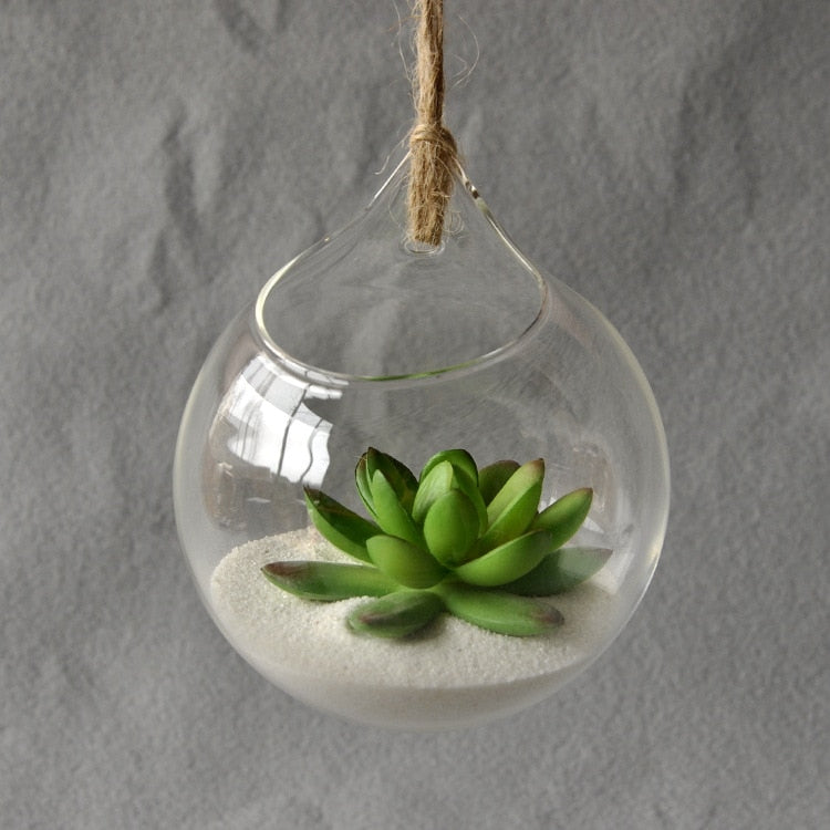 HANGING GLASS VASE