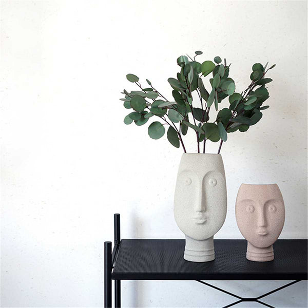 NORDIC CERAMIC FACE VASE