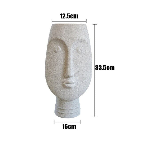 NORDIC CERAMIC FACE VASE