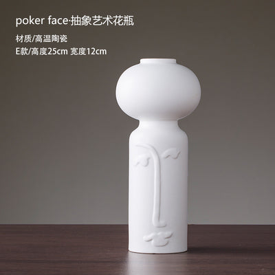 HUMAN FACE VASE